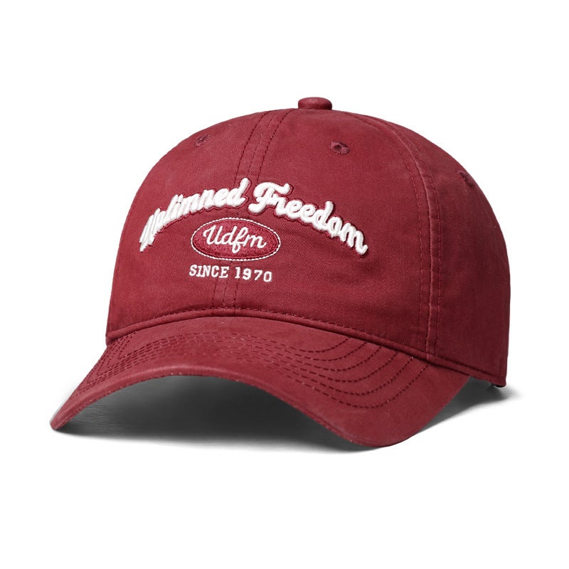 Letter Cap Women Korean Summer Outdoor Sun Protection Hat Cotton - Image 1