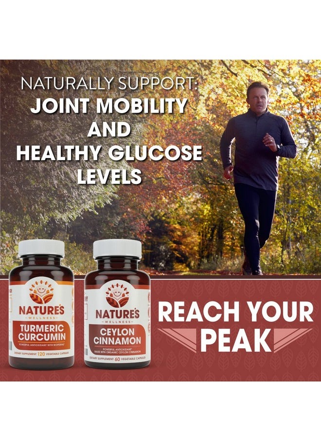 Natures Wellness Organic Ceylon Cinnamon 1200 Mg  Powerful Antioxidant  Maintains Joint Health And Mobility  Nongmo  60 Veg Capsules  - Image 4