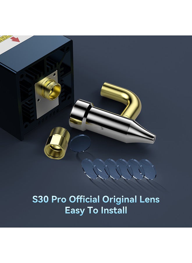 SCULPFUN Original S30/S30 Pro Laser Len 6PCS Standard Lens Suitable for Ultra-11W Laser Module Reinforced Surface Anti-oil and Anti-dust High Transparent Easy to Install  - Image 3