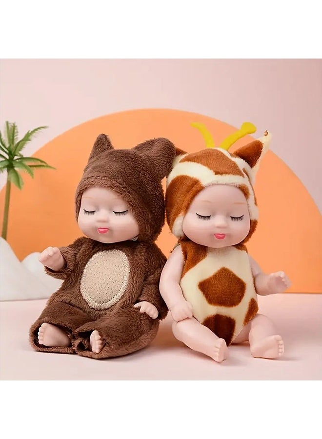 بيوينتي ﻿  إعادة الولادة مجموعة هدية دمية الطفل 6 قطع واقعية دميات الأطفال حديثي الولادة الحيوية وزنها مع بنات دمية السيليكون الناعمة مع ملابس دمية لعبة فاخرة اكسسوارات لسن 3+ - Image 4