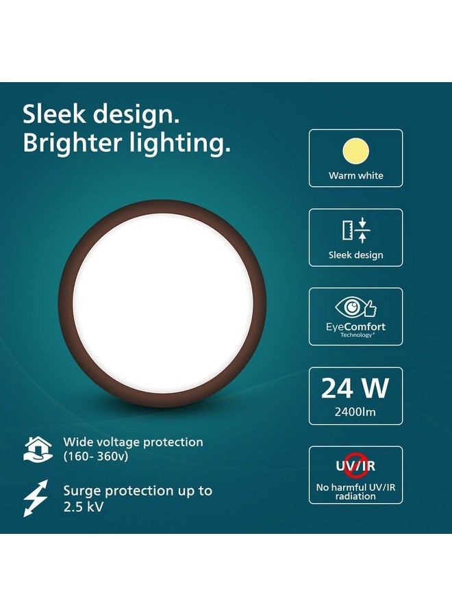 PHILIPS 24W LED Surface Ceiling Light | Decorative Saturn Ceiling Light for Home| Warm White, Pack of 1 - Image 3