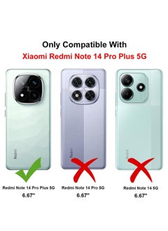BORTONY Xiaomi Redmi Note 14 Pro Plus 5G Rotational Metal Ring Grip Kickstand Cover Magnetic Car Mount Holder Case Shockproof TPU Bumper for Redmi Note 14 Pro Plus 5G  - Image 2