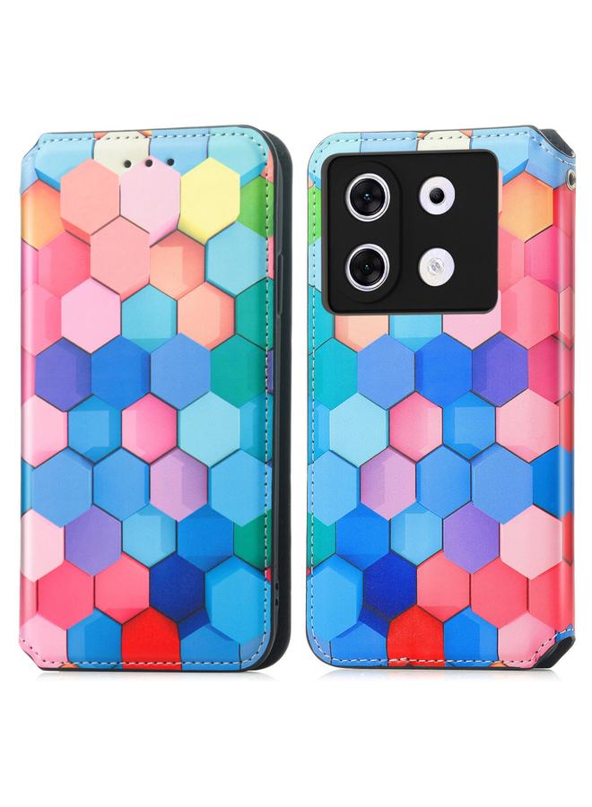 Zaboon Case For Infinix Zero 30 5G CaseNeo Colorful Magnetic Leather Phone Case - Image 2