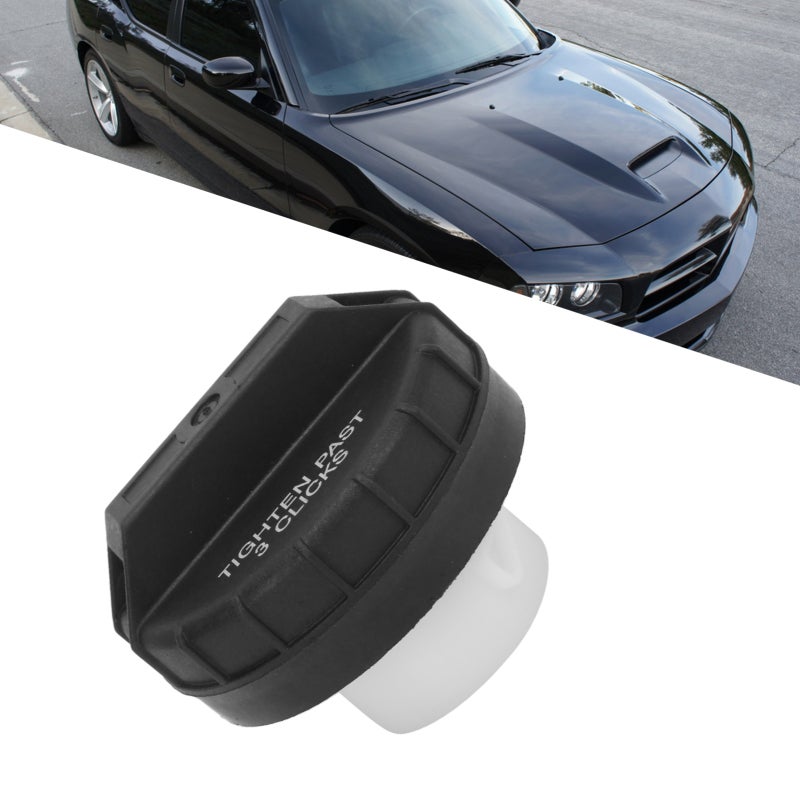 Car Gas Fuel Filler Tank Cap Cover: 52102464AA OE Replacement, Premium ABS Rubber Material, Debris Moisture Protection - Rugged Durable Construction, Quick Identification Markings for Wrangler JK Cher - Image 3
