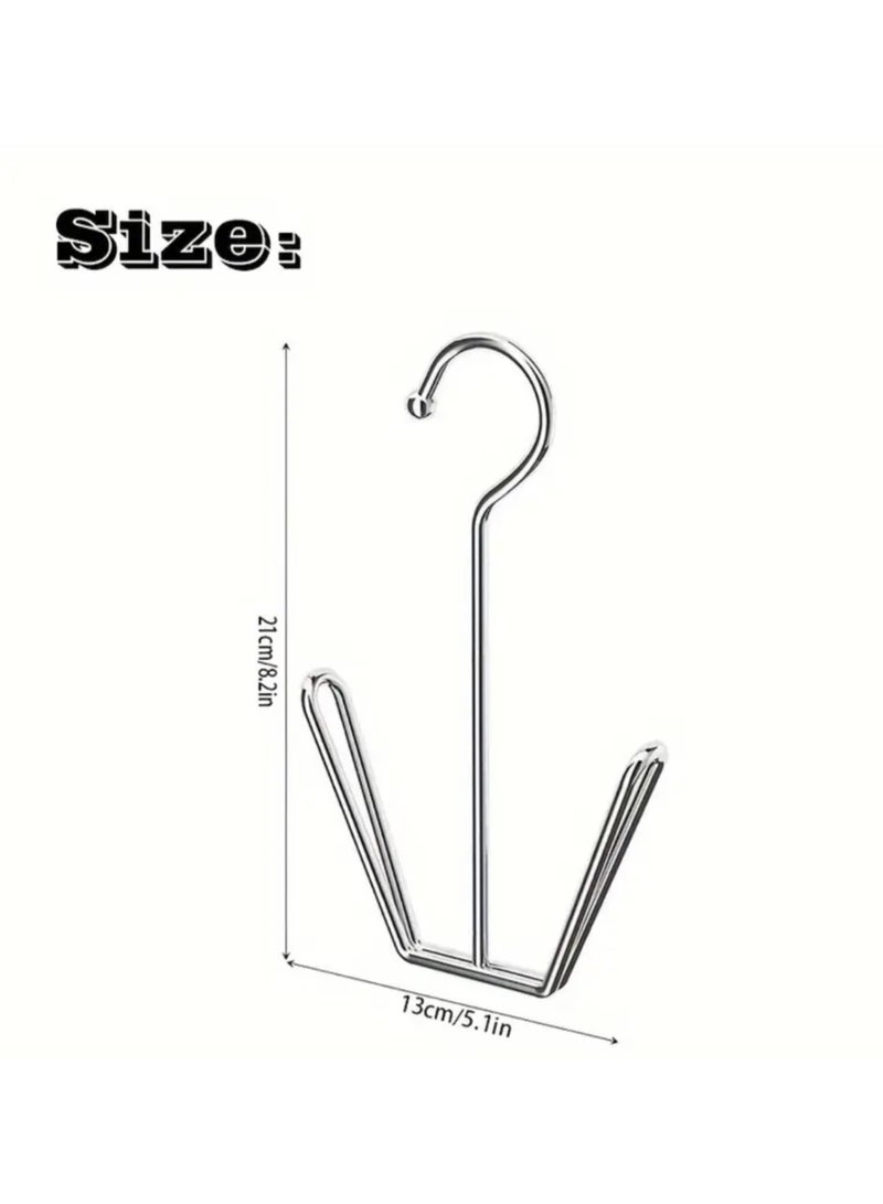 CleanWave - The Pure Effect Durable Stainless Steel Shoe Rack Hanger – Space-Saving Organizer for Shoes, Slippers, Coats & Hats | Sleek Wall Hook for Entryway, Closet & Outdoor Use - Image 5