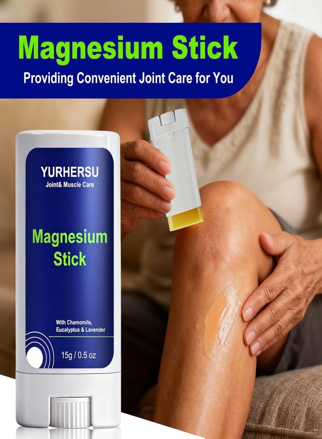 YURHERSU Magnesium Body Butter, Body Moisturizing Stick Nighttime Magnesium Cream, Deeply Nourishing Soft Smooth Skin Care Cream, Lightweight Magnesium Cream for Sleep, Reduce Stress, and Joint Care - Image 2
