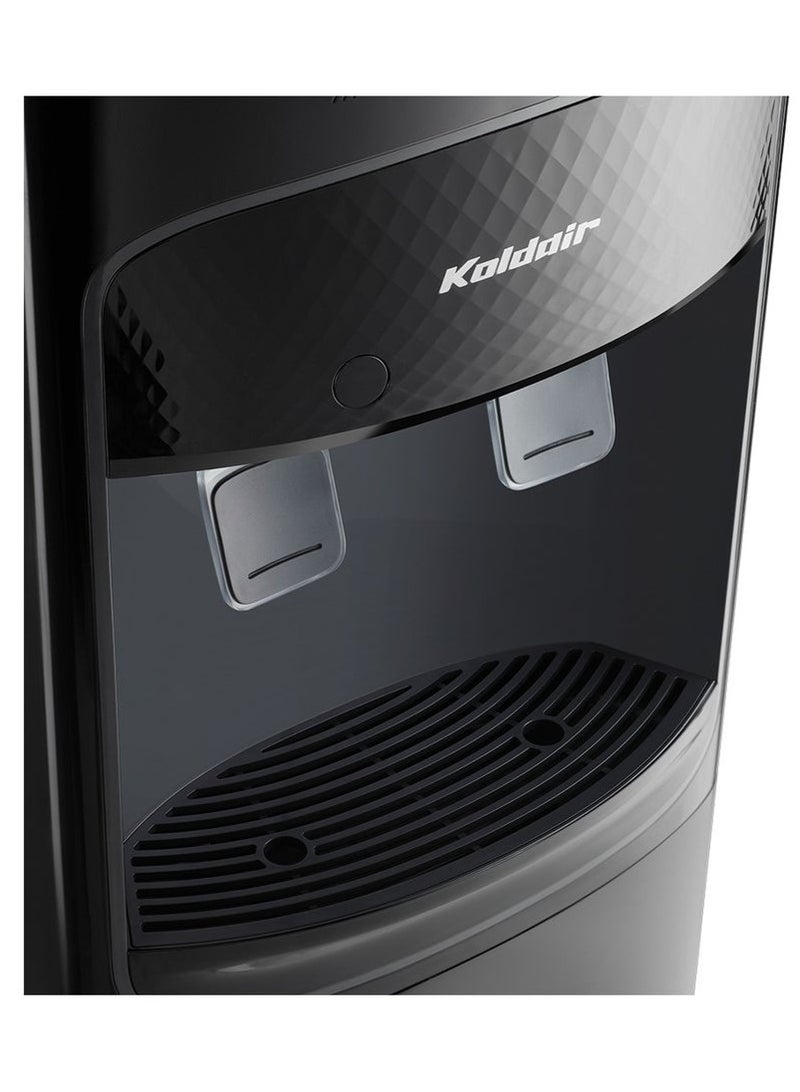 كولداير موزع مياه حمولة سفلية من النوع A مع وظائف مميزة ، مؤشرات LED للتشغيل والتبريد والتدفئة ومستوى المياه ، صنبوران ساخن وبارد ، أسود - Image 4