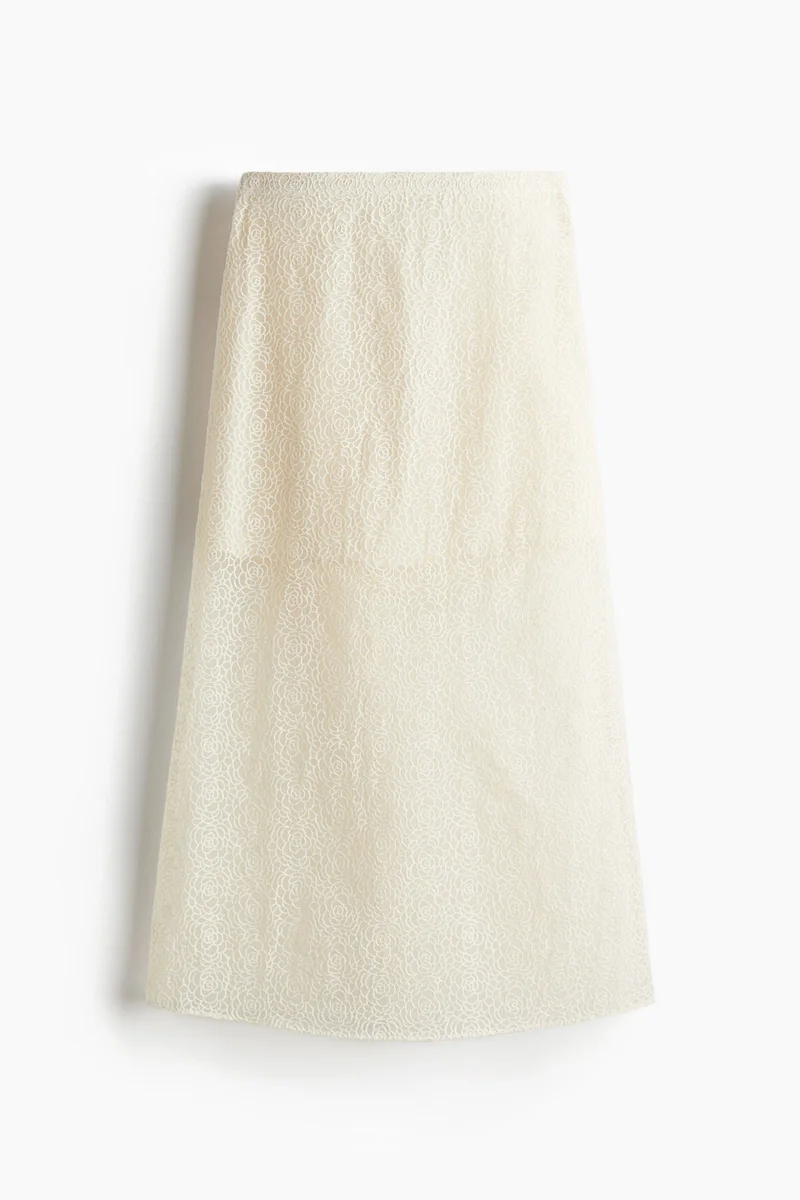 H&M Embroidered skirt
