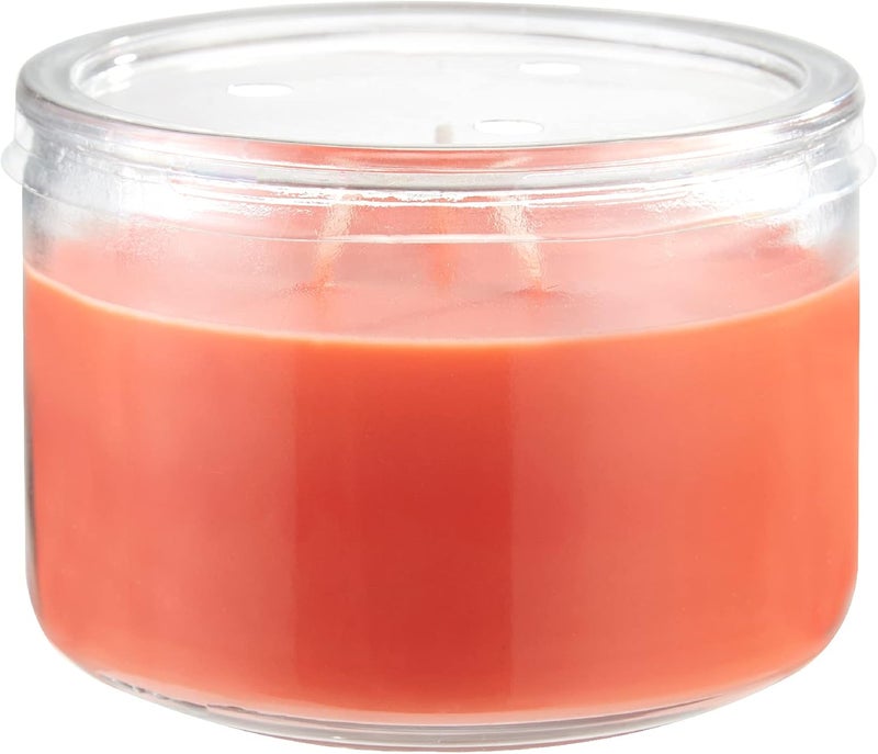 Candle-Lite Everyday Scented Sunlit Mandarin Berry 3-Wick Jar Candle, 10 oz, Orange - Image 2