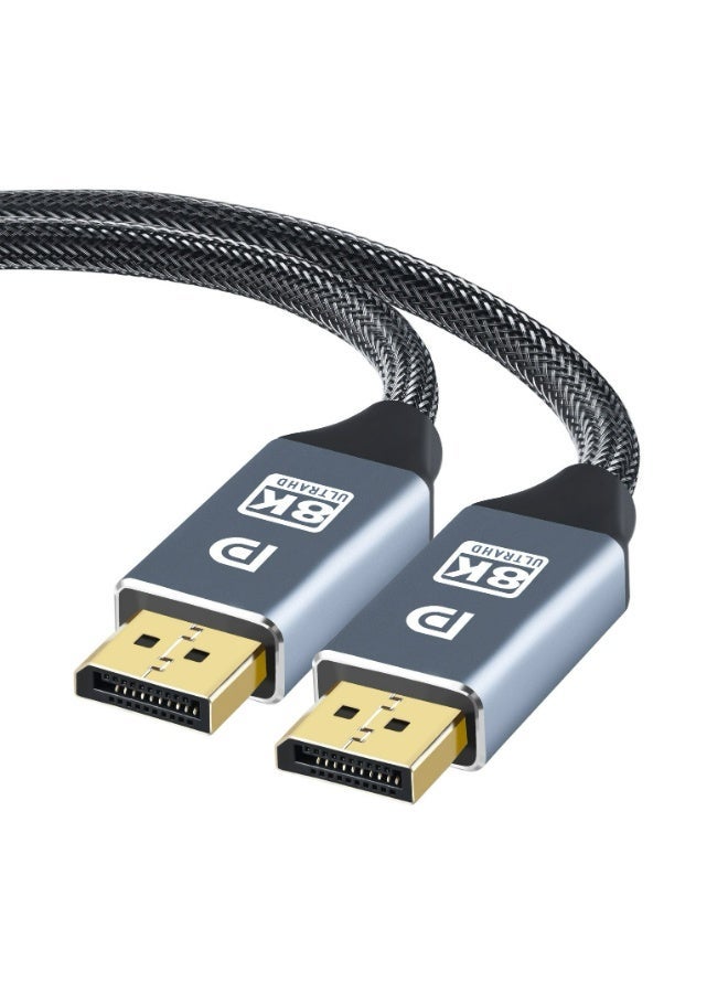 FDBRO 8K DisplayPort 1.4 Cable Male to Male DP Cord for PC Monitor Gaming Display - Image 1