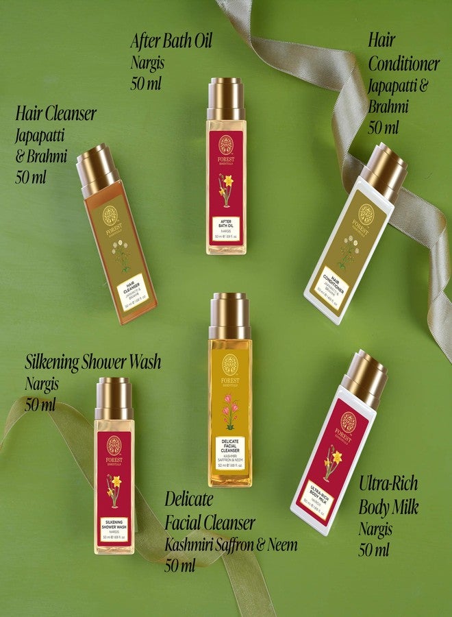 Forest Essentials Gift Box Mallika | Bestselling Delights - Nargis | Ayurvedic Essentials for Healthy, Radiant Skin - Image 2