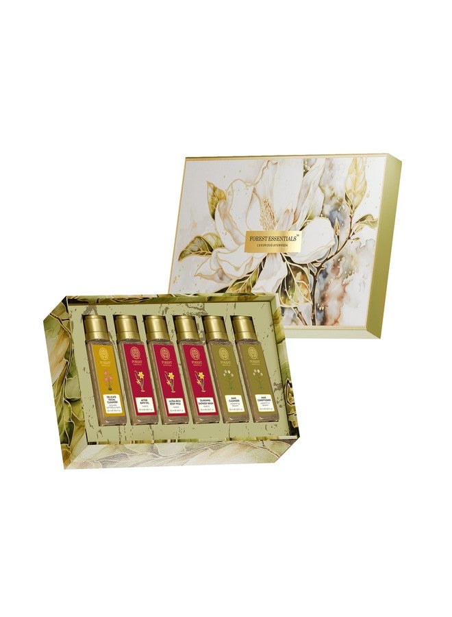 Forest Essentials Gift Box Mallika | Bestselling Delights - Nargis | Ayurvedic Essentials for Healthy, Radiant Skin - Image 1