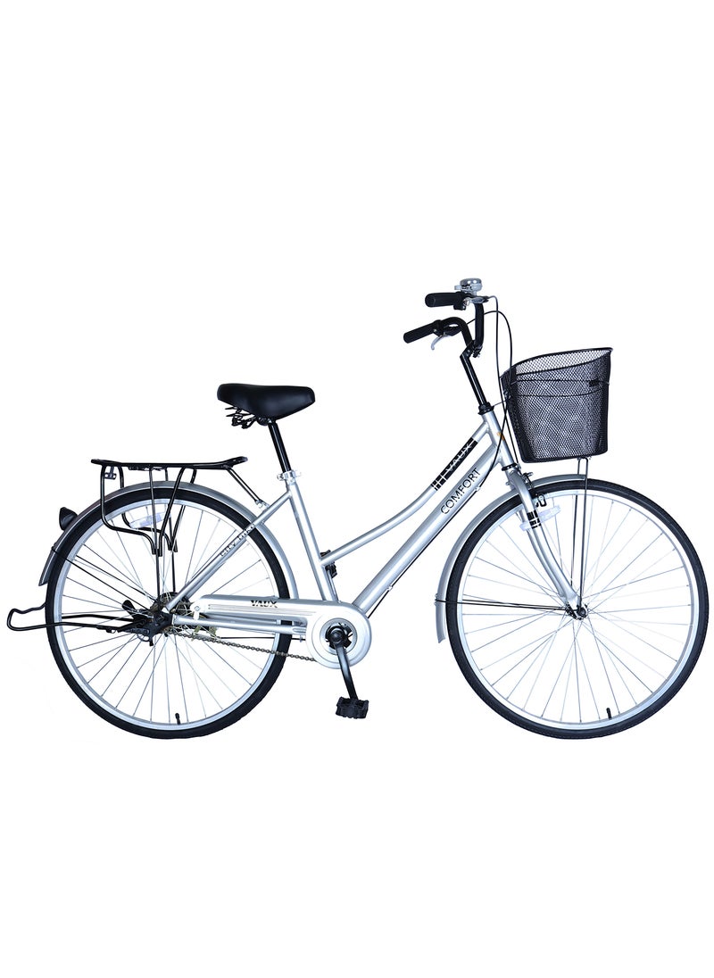 Vaux Vaux - Comfort 26" City Bike - Silver  - Image 1
