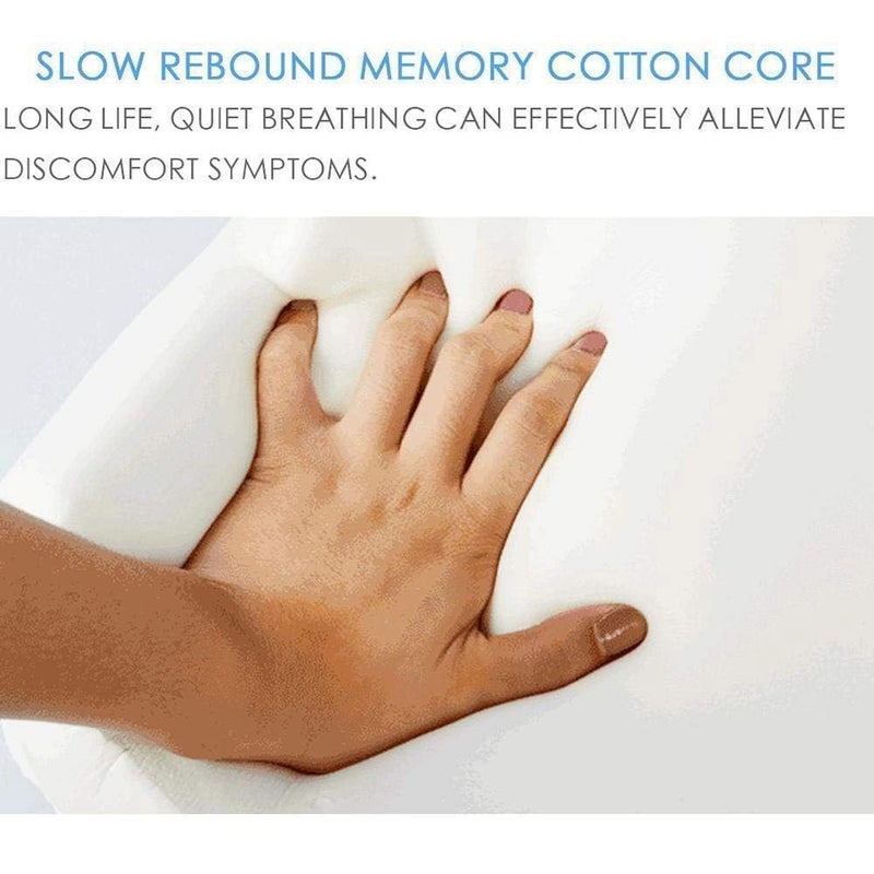 Prim Enterprise Knee Pillow for Side Sleep It Designed for Back PainSciatic Nerve Pain ReliefLeg Pain Pregnancy Hip and Joint Pain Memory Foam Leg Pillow - Image 4