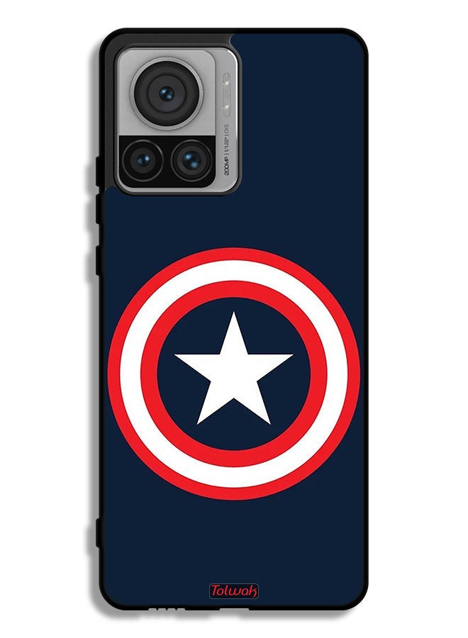 Tolwak Motorola Edge 30 Ultra Protective Case Cover Captain America - Image 1