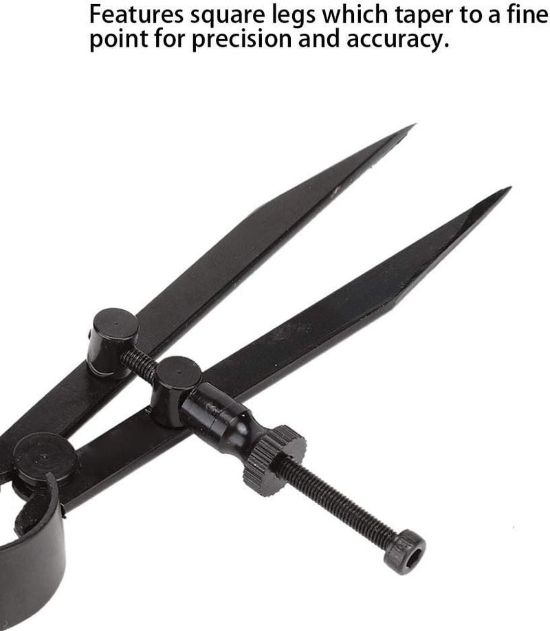 klarako Fine Point Divider Jewelry Marking Tool Square Tapered Legs Engraving Tools Jewelry Repair Marking Tools(Small) - Image 5