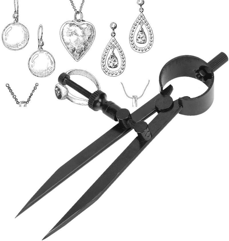 klarako Fine Point Divider Jewelry Marking Tool Square Tapered Legs Engraving Tools Jewelry Repair Marking Tools(Small) - Image 2