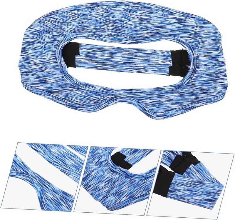 Black Quick Drying Breathable VR Eye Mask Cover Sweat Resistant For Comfortable Gaming - Image 3