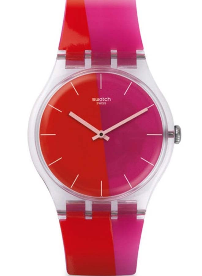 Swatch ساعة لامبونيا النسائية المقاومة للماء بحركة كوارتز - 42 مم - Image 3