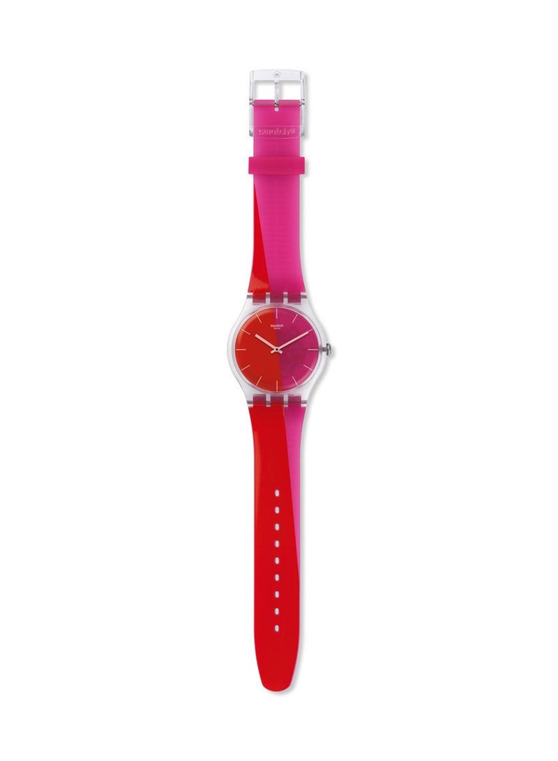 Swatch ساعة لامبونيا النسائية المقاومة للماء بحركة كوارتز - 42 مم - Image 2