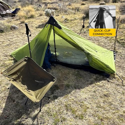 MIER LANSHAN Ultralight Tent 3-Season Waterproof Backpacking Tent for 1-Person Camping, Trekking, Climbing, Hiking, 1 Person, Green - Image 5