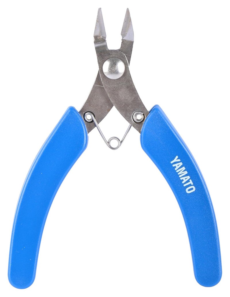 Yamato Stainless Steel Mini Diagonal Nipper Blue - Image 1