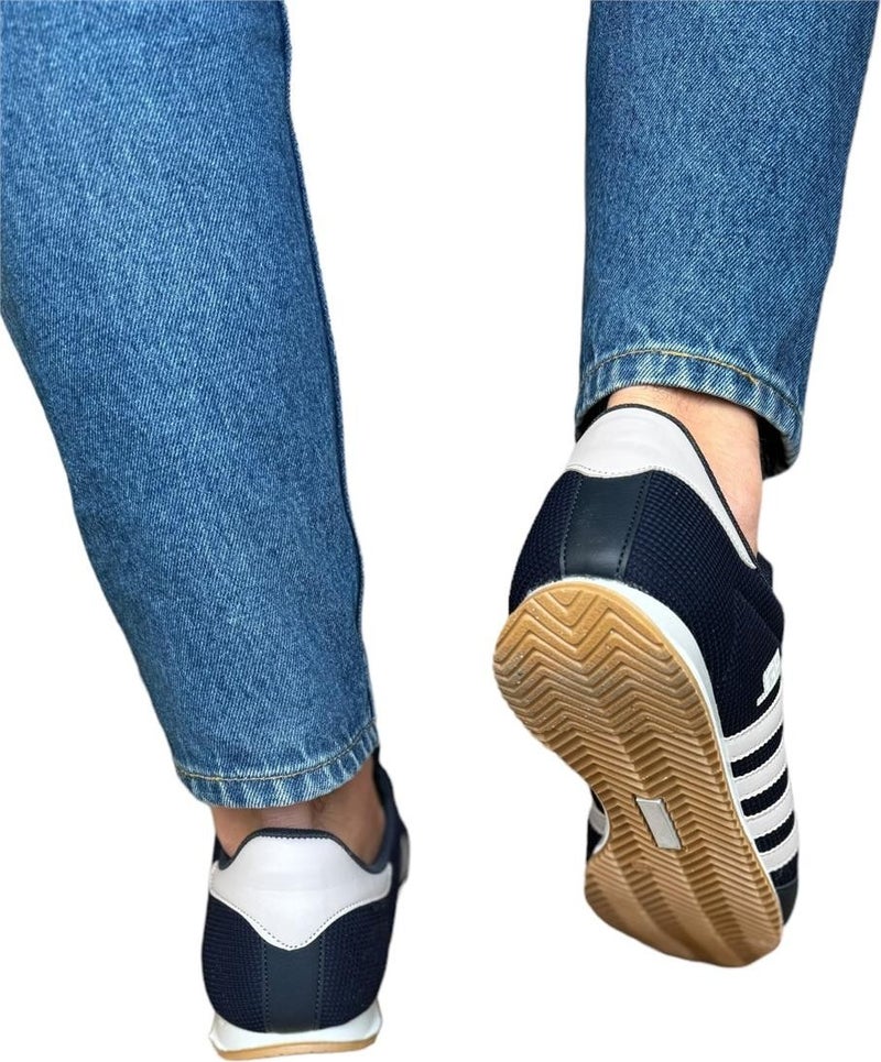 Liger Unisex Casual Sneakers Navy Blue - Ice  - Image 3
