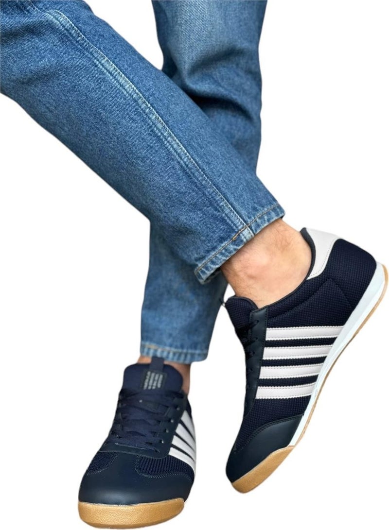Liger Unisex Casual Sneakers Navy Blue - Ice  - Image 5
