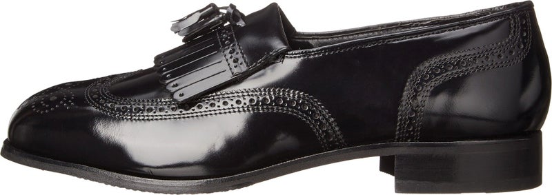 Florsheim Lexington Wingtip Tassel Slip-On Black 14 D (M) - Image 3