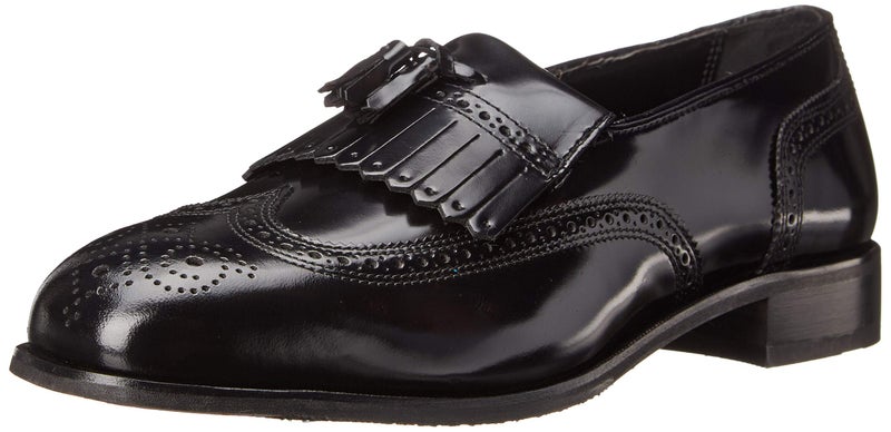 Florsheim Lexington Wingtip Tassel Slip-On Black 14 D (M) - Image 5