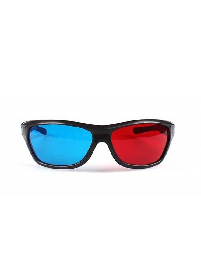 Generic Red And Blue 3D Glasses, 3D Stereoscopic Glasses, ABS Non-Flashing 3D Glasses. (Red + Blue)  - Image 1