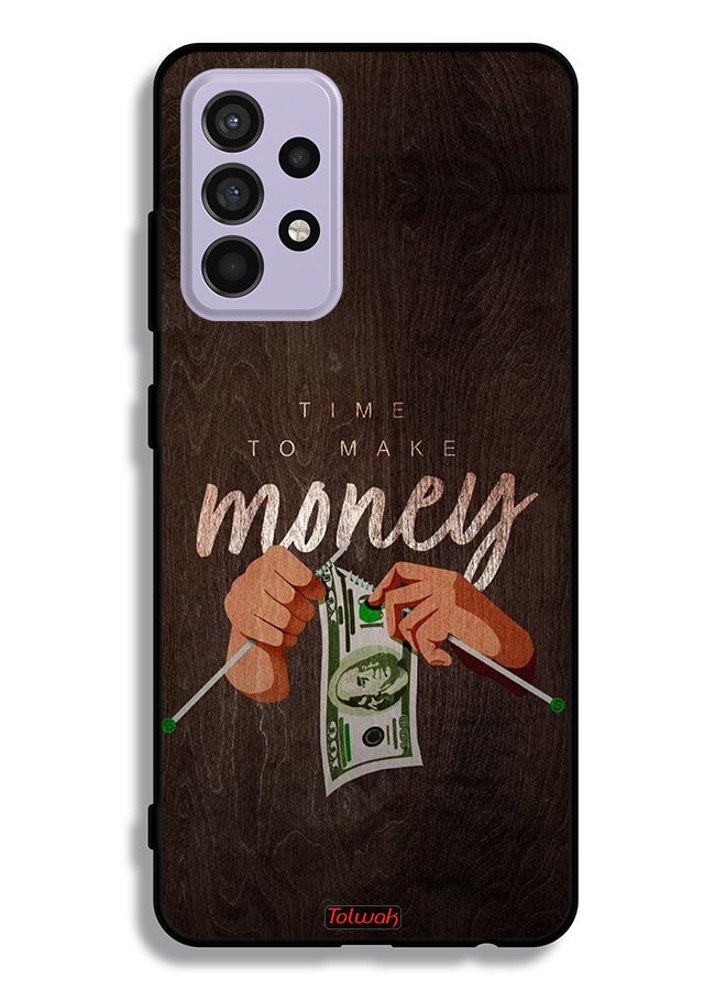Tolwak Samsung Galaxy A52 5G Protective Case Cover Time To Make Money - Image 1