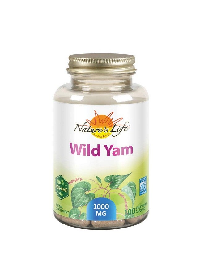 Nature's Life Nature's Life Wild Yam 1000mg Herbal Supplement | Womens Health Formula | with Diosgenin for Healthy Balance Support | Non-GMO | 100 Veg Caps  - Image 2