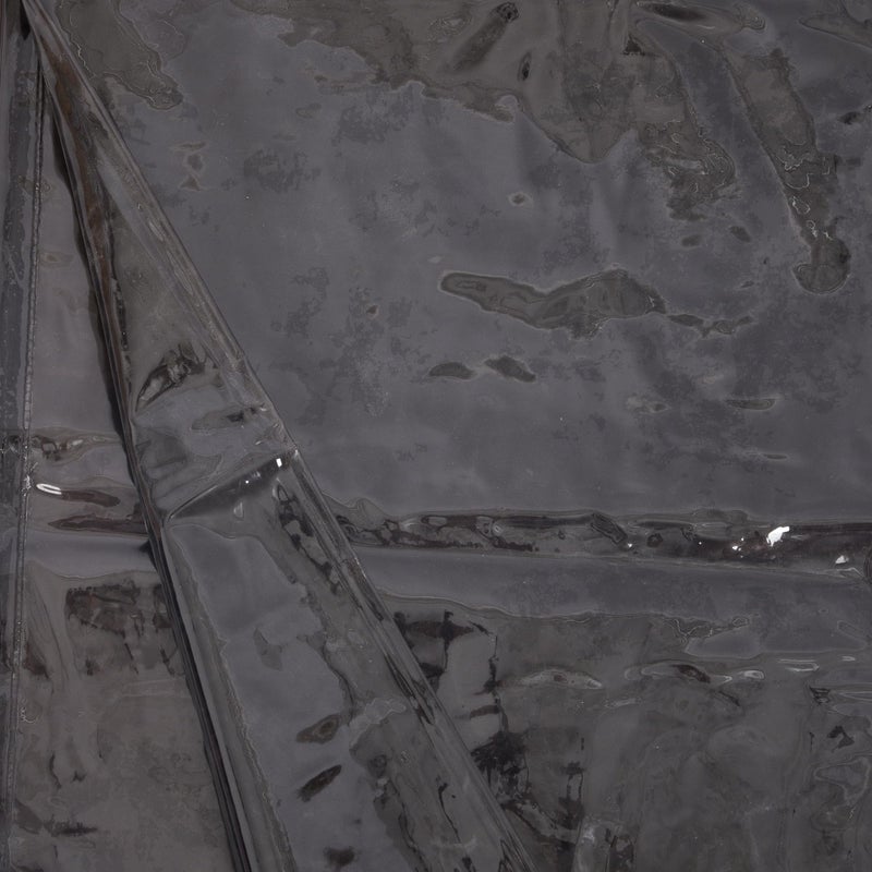 Kuber Industries (Pack of 3) Shower Curtain | 7 Feet | PVC Waterproof Window Curtain | Bathroom Shower Curtain | AC Curtains | Bathtub Curtains | 8 Rings Curtain | Black Transparent - Image 5