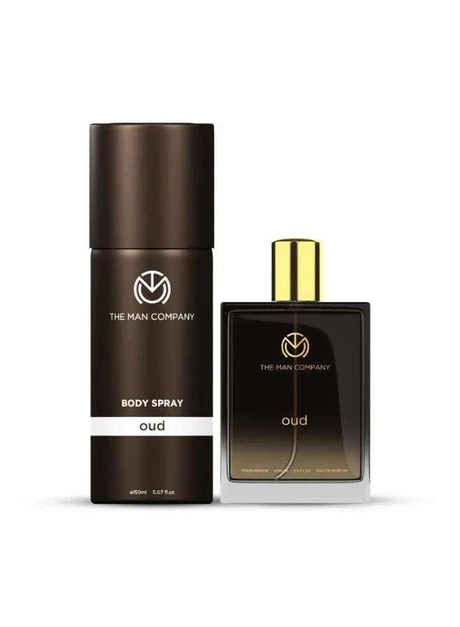 The Man Company Oud Edition Duo — Eau de Parfum + Body Spray combo
