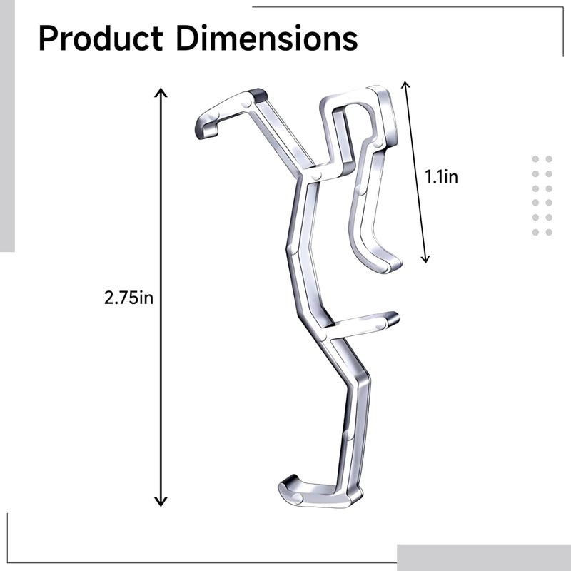 2 Pcs Valance Clips For Blinds, Clear Pom Vertical Blind Replacement Parts, Easy Install, Hidden - Image 4