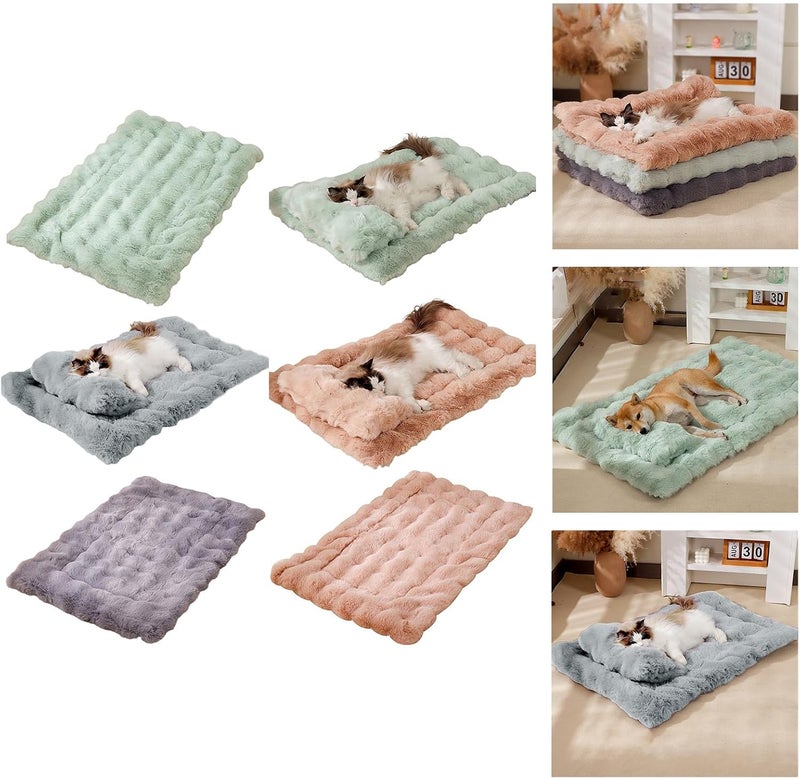 Thickened Plush Dog Bed Washable Cushion Non Slip Bottom Four Use Winter Dog Bed - Image 2