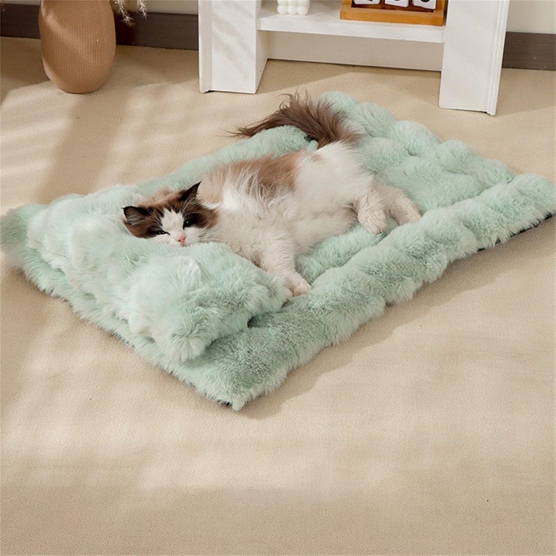 Thickened Plush Dog Bed Washable Cushion Non Slip Bottom Four Use Winter Dog Bed - Image 3