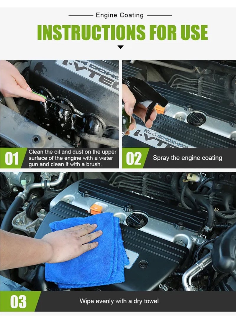 NORA Engine Surface Coating Agent N-228 – 500ml Long-Lasting Protection for Clean and Shiny Engine Surfaces