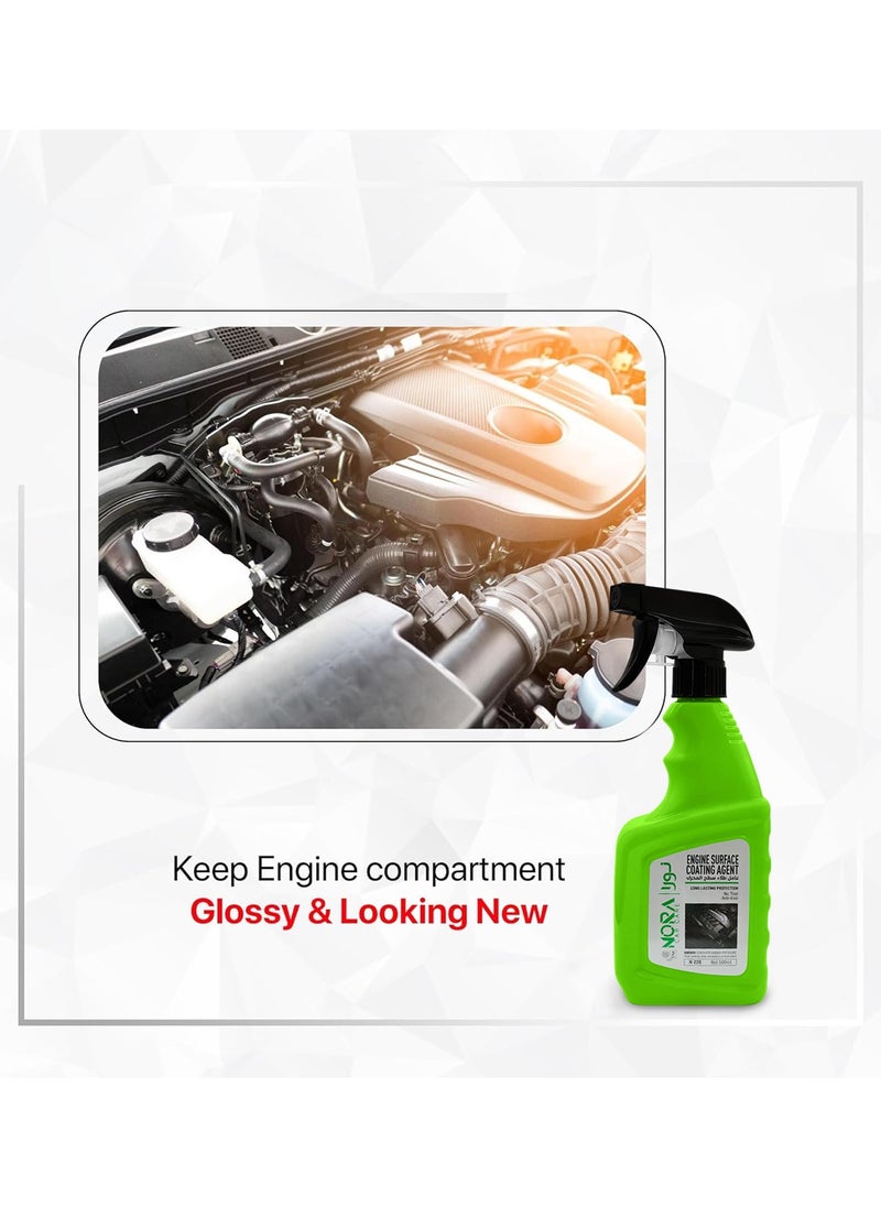 NORA Engine Surface Coating Agent N-228 – 500ml Long-Lasting Protection for Clean and Shiny Engine Surfaces