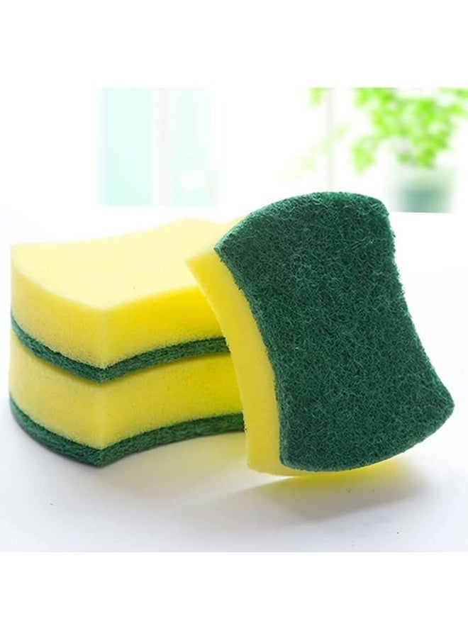 Biella 2Pcs Kitchen Cleaning Sponge-Double Face Sponges Scourer-Eco Non-Scratch Scrub Sponge-Super Absorbent Multi-Use Cleaning Sponge Widely Used In Kitchen, Household Cookware Etc  - Image 1