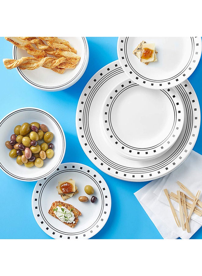 كوريل 18 قطعة طقم عشاء سيتي بلوك مقاوم للتشقق من كوريل - Image 3