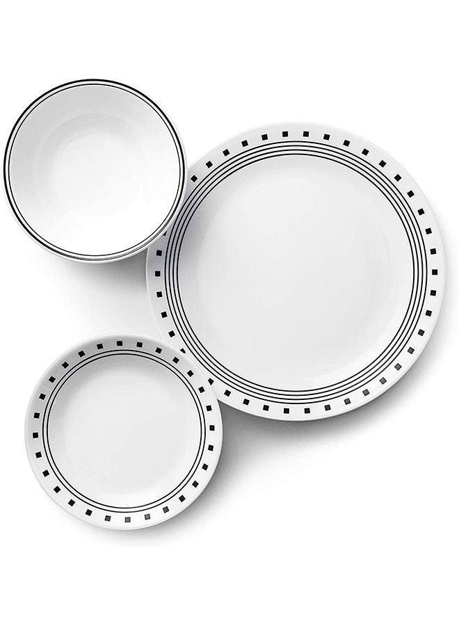 كوريل 18 قطعة طقم عشاء سيتي بلوك مقاوم للتشقق من كوريل - Image 2