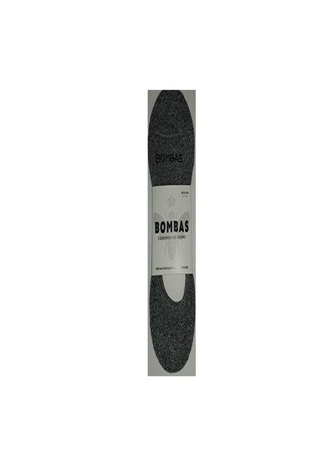 Bombas No Show Cushioned, Gray, Medium