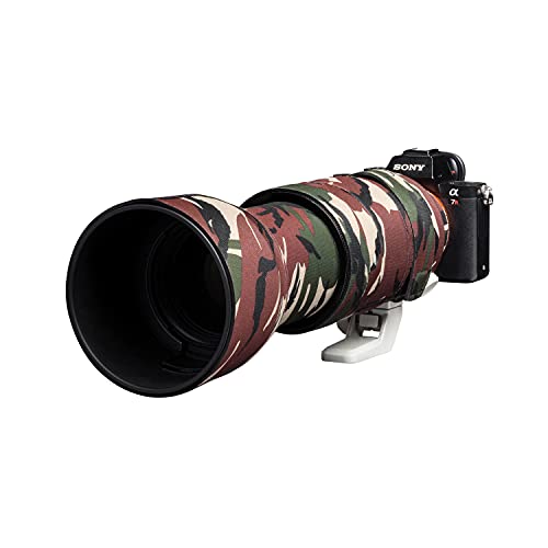 easyCover Lens Protection Camouflage Cover for Sony FE 100400mm f4556 GM OSS Lens Green Camouflage - Image 3