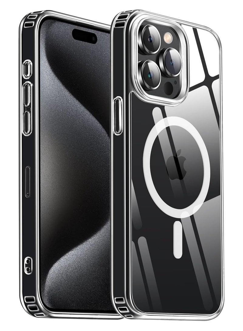ELTRAZONE iPhone 15 Pro Max Case, Compatible With Mag-Safe Support Wireless Charging, Shockproof Protective Anti-Scratch Cover For iPhone 15 Pro Max 6.7- Inch - Image 1