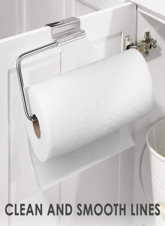 COMFECTO Over Cabinet Door Paper Towel Holder for Kitchen Bathroom, Stainless Steel 12 Inch Paper Towel Holder Cabinet Door - Image 3