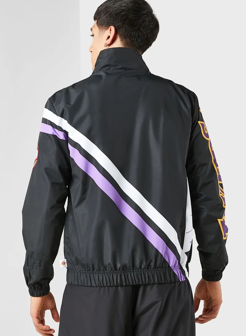 Mitchell & Ness Los Angeles Lakers Exploded Logo Warm Up Jacket