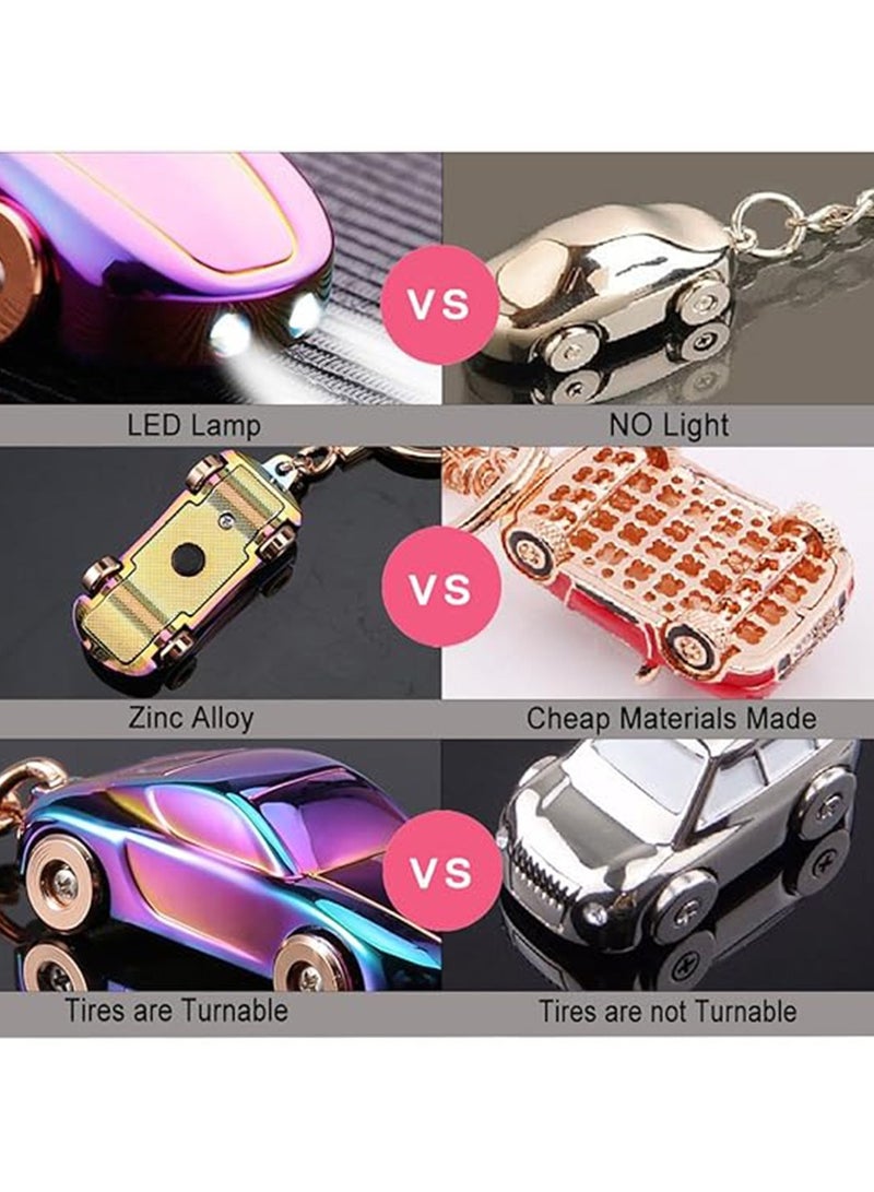توبيز مفتاح سيارة توبي المصنوع من سبيكة الزنك – ضوء LED بنمطين، تصميم أنيق ومتعدد الوظائف، هدية فاخرة مثالية لعشاق السيارات - Image 3