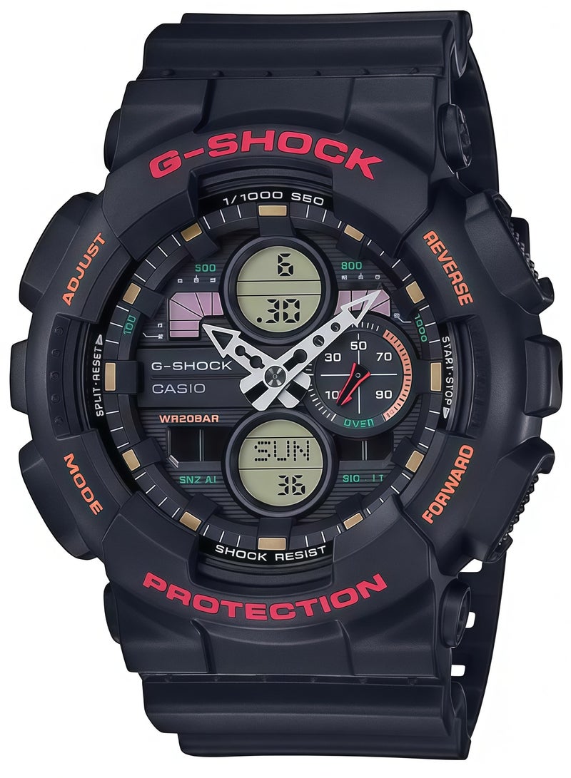 CASIO Casio CASIO Sport Men's Watch G-SHOCK Trend Dual Display Men's Shockproof Watch Men's GA-140-1A4 - Image 1